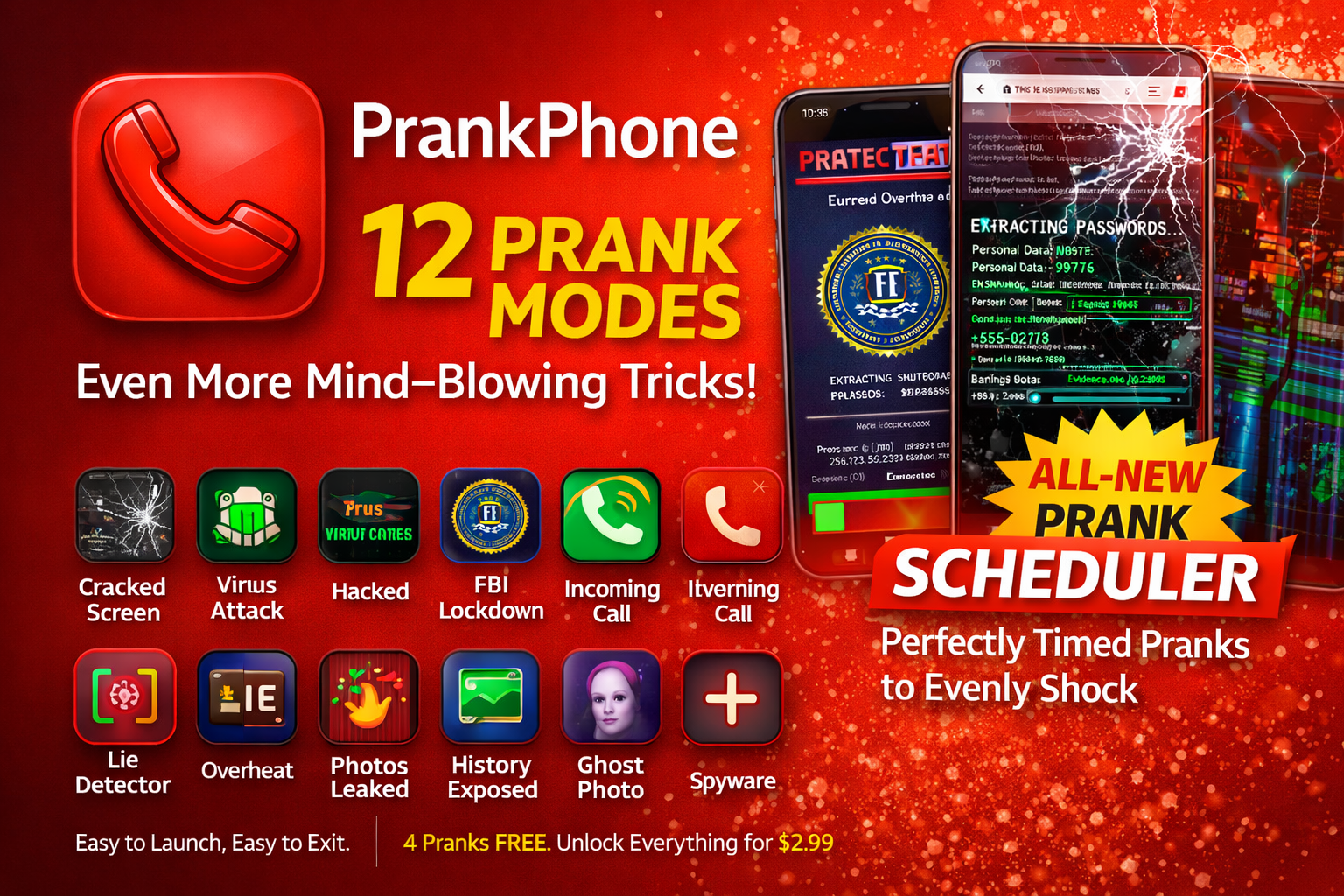 Prankphone — 12 Prank Modes