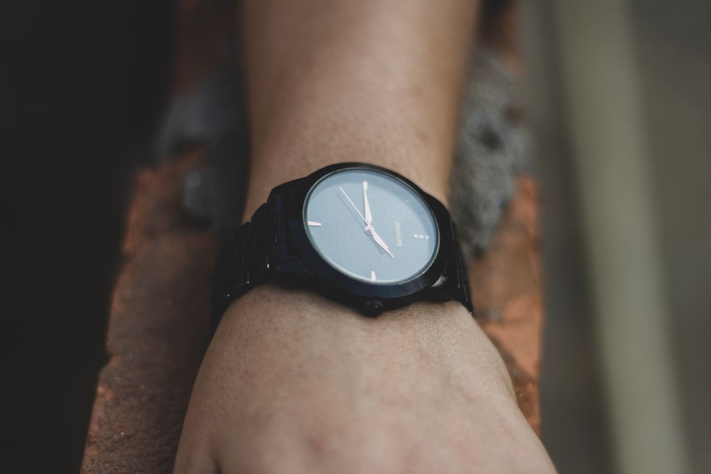 A luxury watch on the wrist